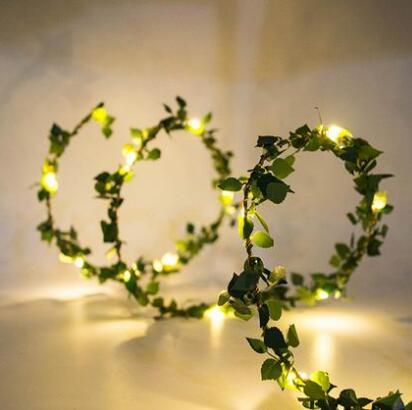 2M LED String Lights - Leafs Garland