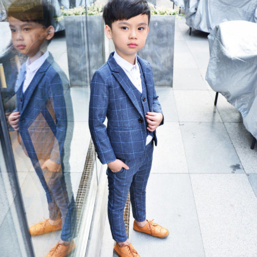 Children's Three-piece Fashion And Comfort Suit