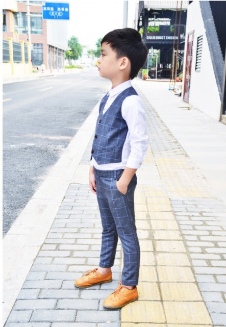 Children's Three-piece Fashion And Comfort Suit