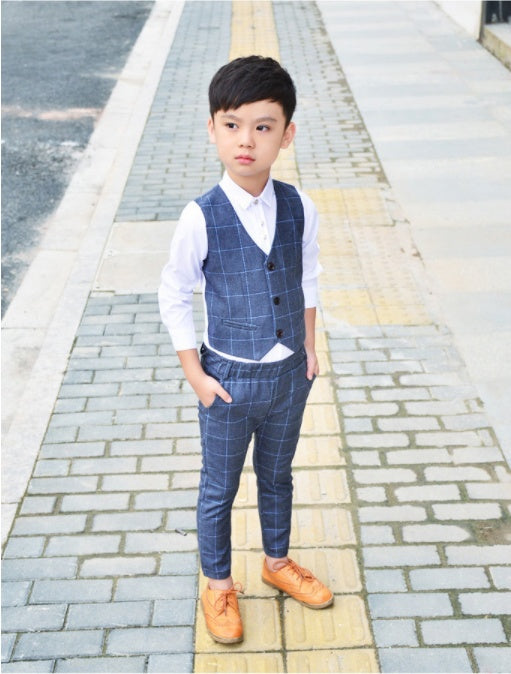 Children's Three-piece Fashion And Comfort Suit