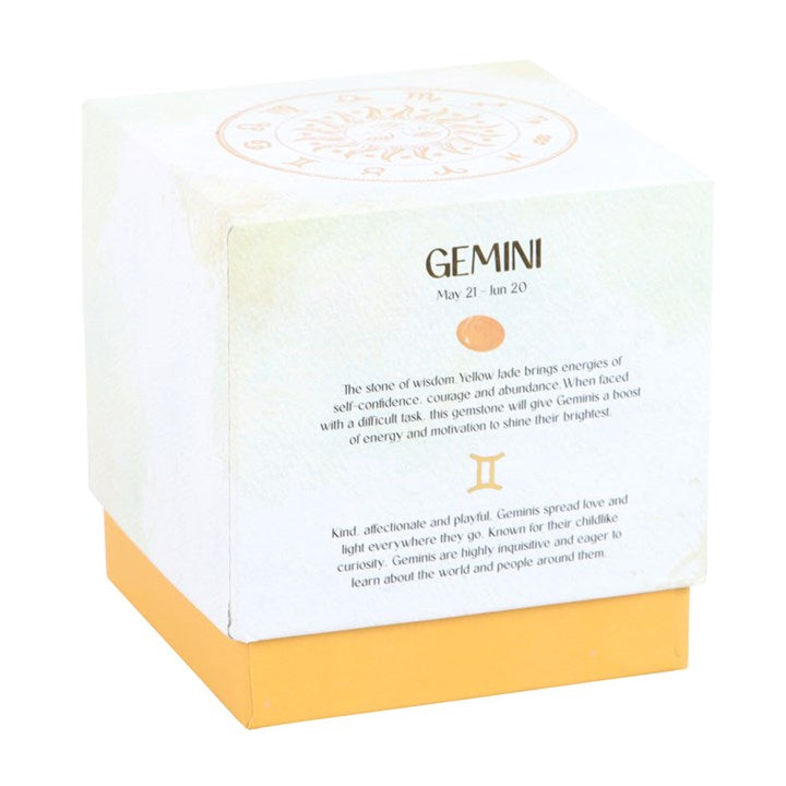 Gemini Lavender & Cedarwood Gemstone Zodiac Candle