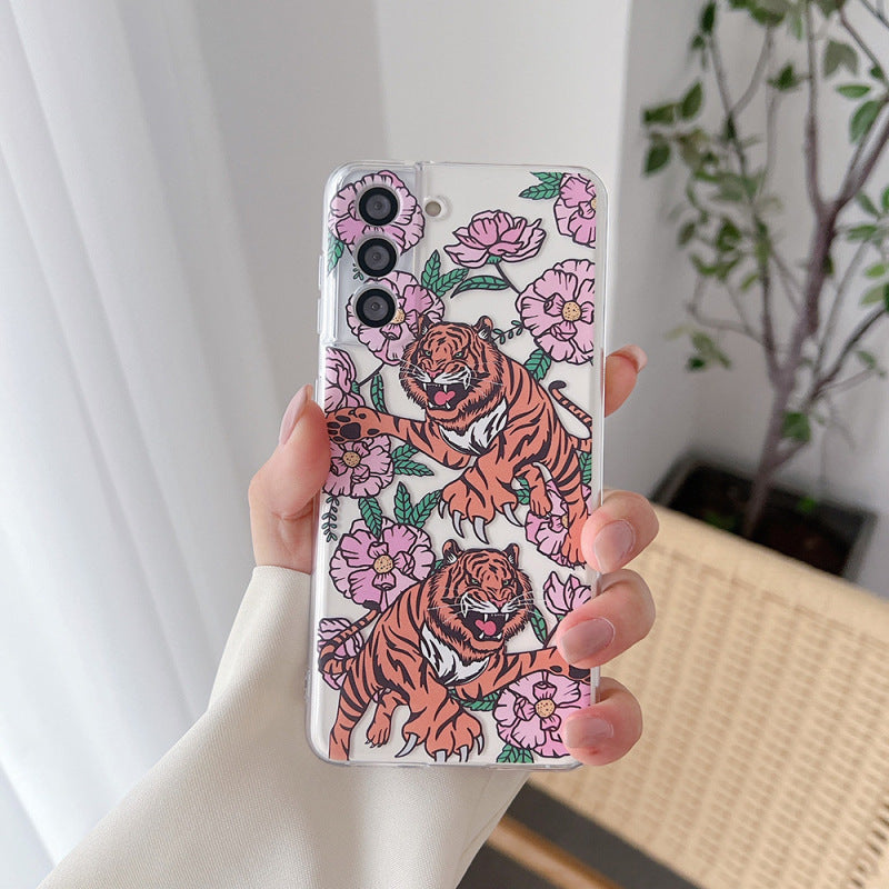 Jungle Animal Clear Phone Case