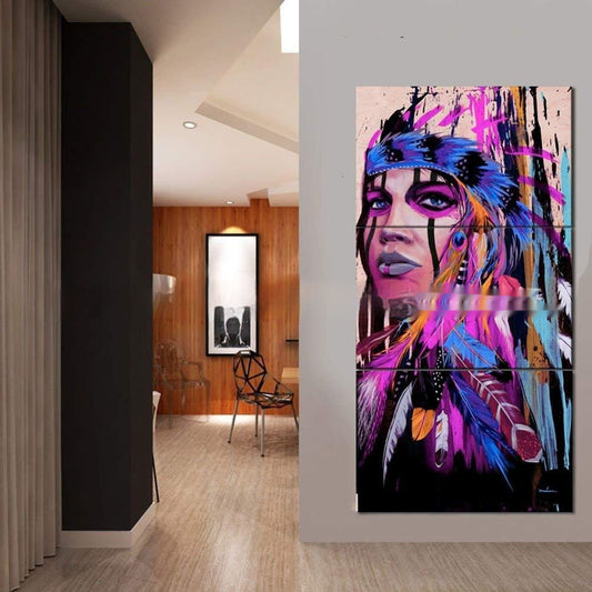 Canvas Home Airbrushed Painting For Decoration