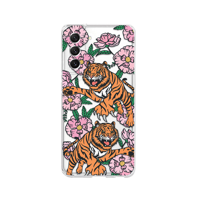 Jungle Animal Clear Phone Case